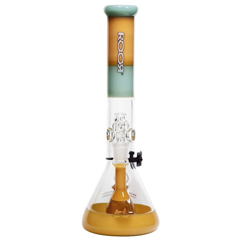 Roor Glass Bong ROOR Tech 14" 45mm Fixed Beaker-Tangie/ Mint-White/Black Logo