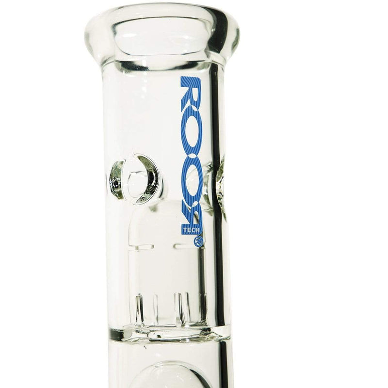 Roor Glass Bong ROOR Tech 14" 50mm x 5mm Fixed w/ 10 arm Tree Straight - Clear