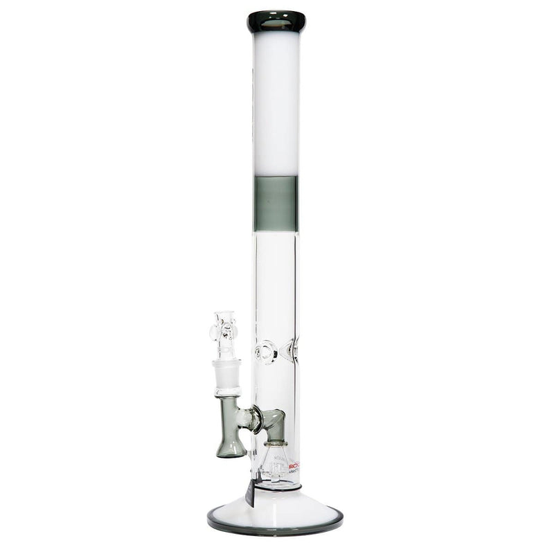 Roor Glass Bong ROOR Tech 18" 45mm Straight-Grey/White-Black Logo