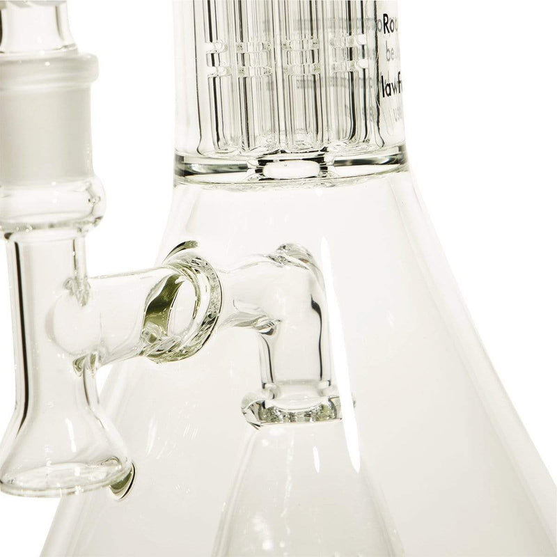 Roor Glass Bong ROOR Tech 18" 50mm x 5mm Fixed w/ 10 arm Tree Beaker - Clear