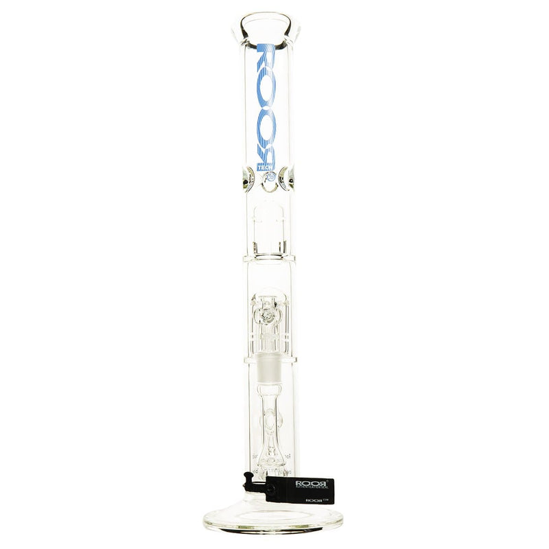 Roor Glass Bong ROOR Tech 18" 50mm x 5mm Fixed w/ 10 arm Tree Straight - Clear