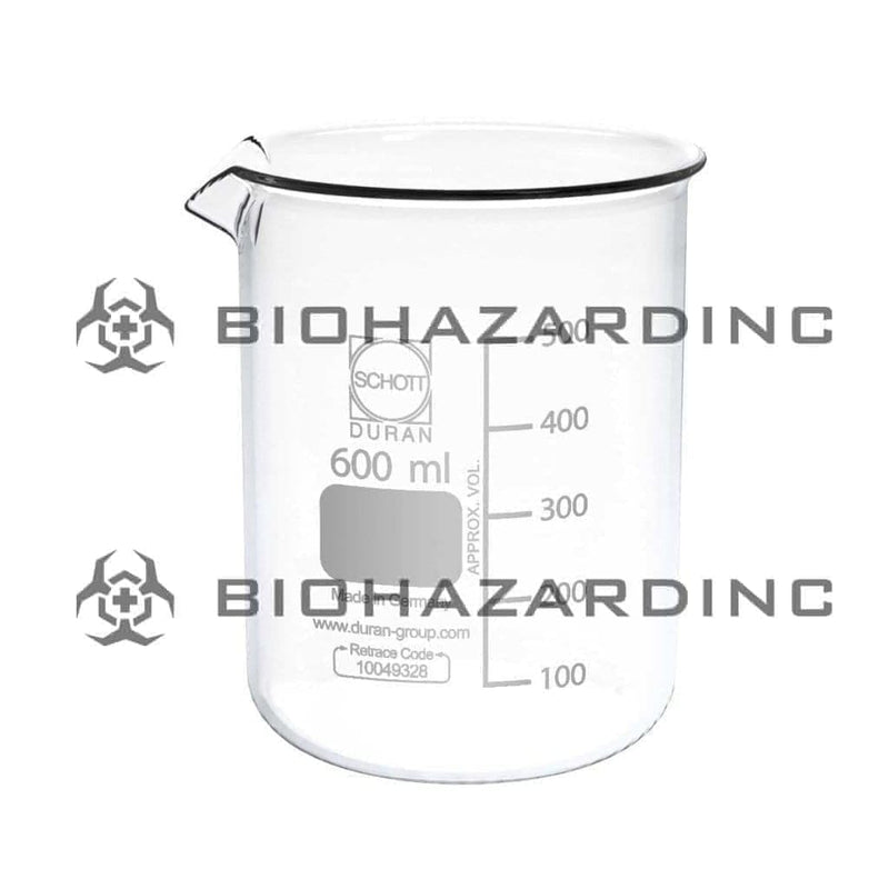 Schott Duran Scientific Lab Beaker Scientific Beaker - 600ml-Schott Duran