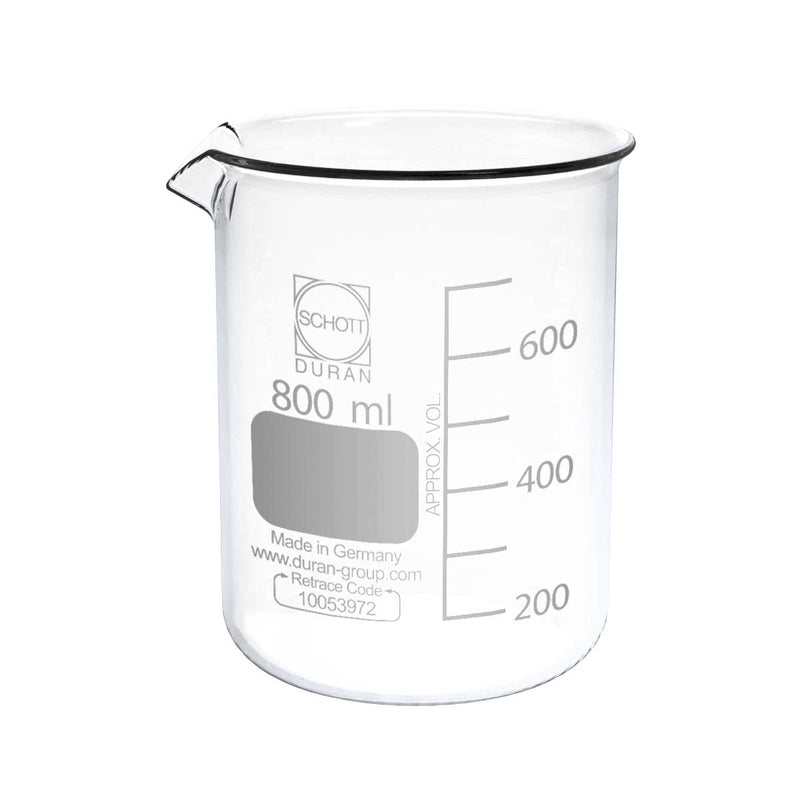 Schott Duran Scientific Lab Beaker Scientific Beaker - 800ml