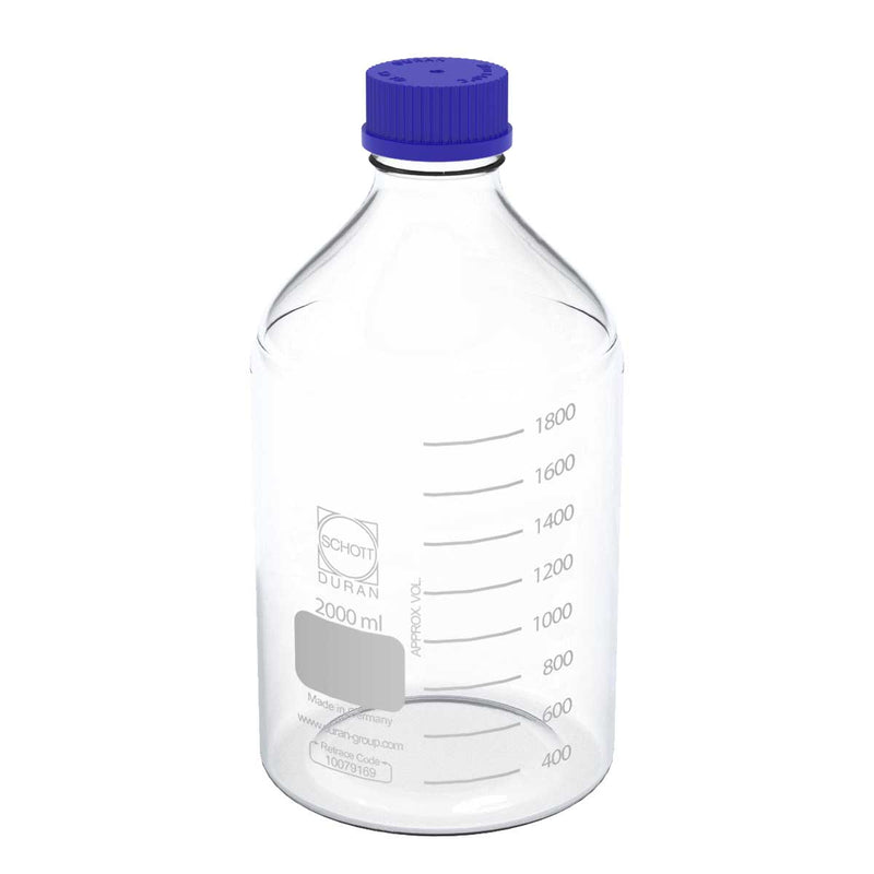 Schott Duran Scientific Lab Bottles Lab Glass Media Bottle 2000ml-Schott Duran