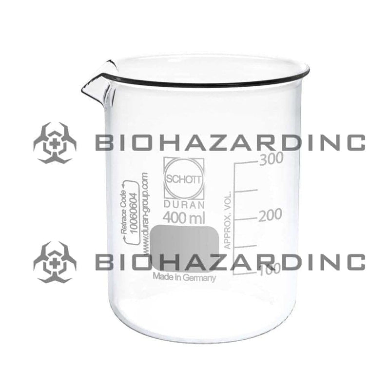 Biohazard Inc Scientific Lab Beaker Scientific Beaker - 400ml