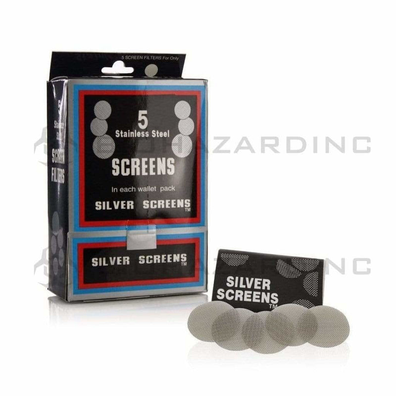 Biohazard Inc Smoking Screen Screen Silver Box - 500 Count