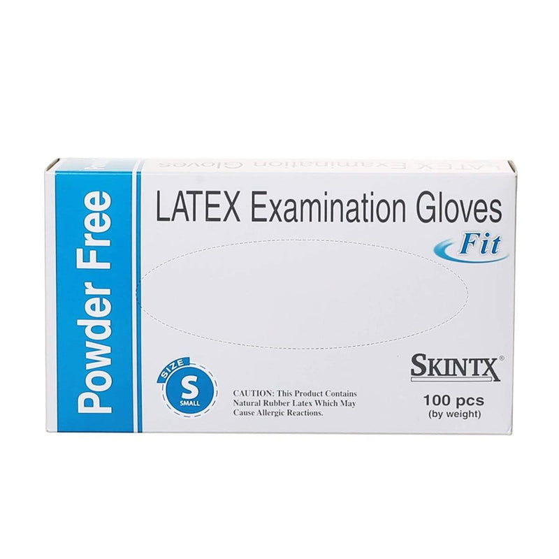 Skintx Glove Latex Skintx Glove Latex Fit Powder Free Small White (100 Count)