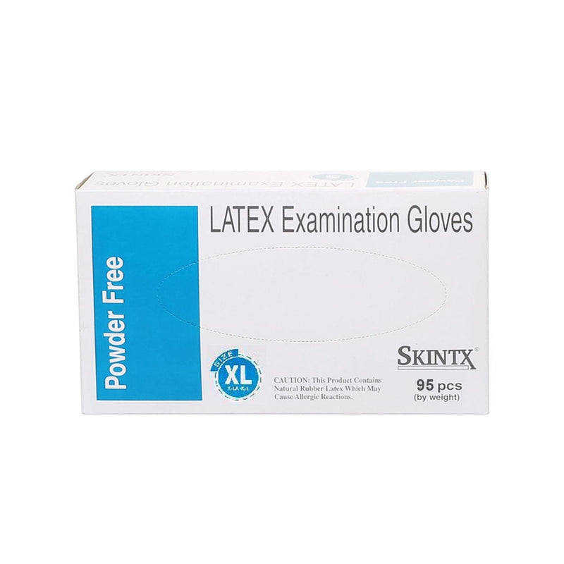 Skintx Glove Latex Skintx Glove Latex Powder Free Extra Large White (95 Count)