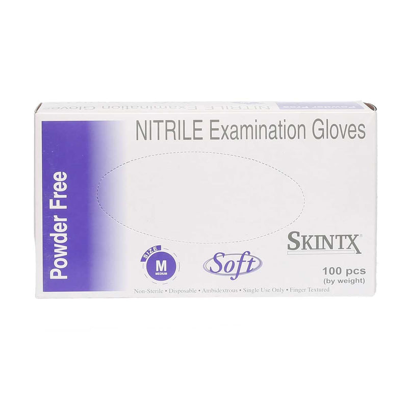 Skintx Glove Latex Skintx Glove Soft Nitrile Powder Free Medium (100 Count)