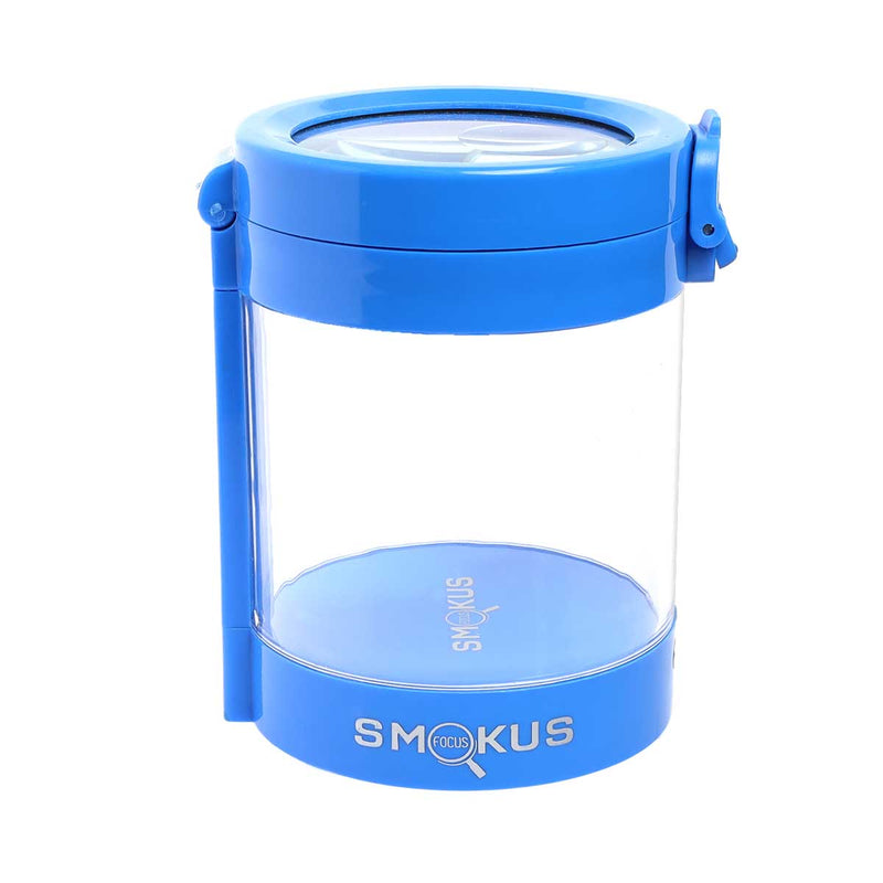 Smokus Focus Flower Storage LED Jar Smokus Focus Middleman-Blue