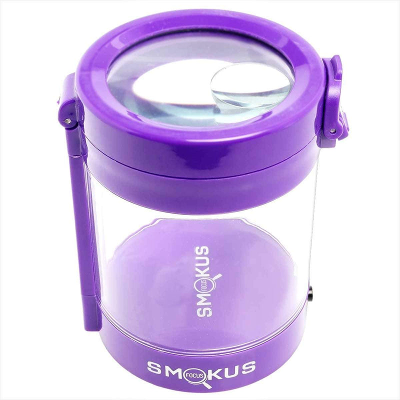 Smokus Focus Flower Storage LED Jar Smokus Focus Middleman-Purple