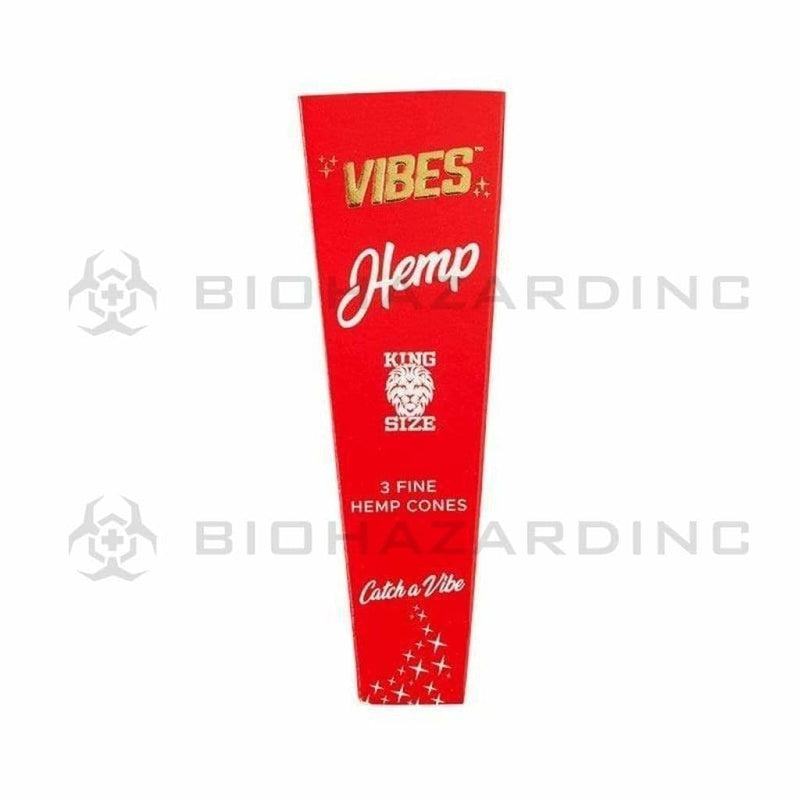 Vibes® | Wholesale Pre-Rolled Cones King Size | 110mm - Hemp - Various Counts Pre-Rolled Cones Vibes   