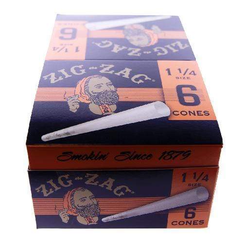 Zig Zag Pre-Rolled Cones Zig Zag Pre-Rolled Cones 1 1/4 - 24 Count